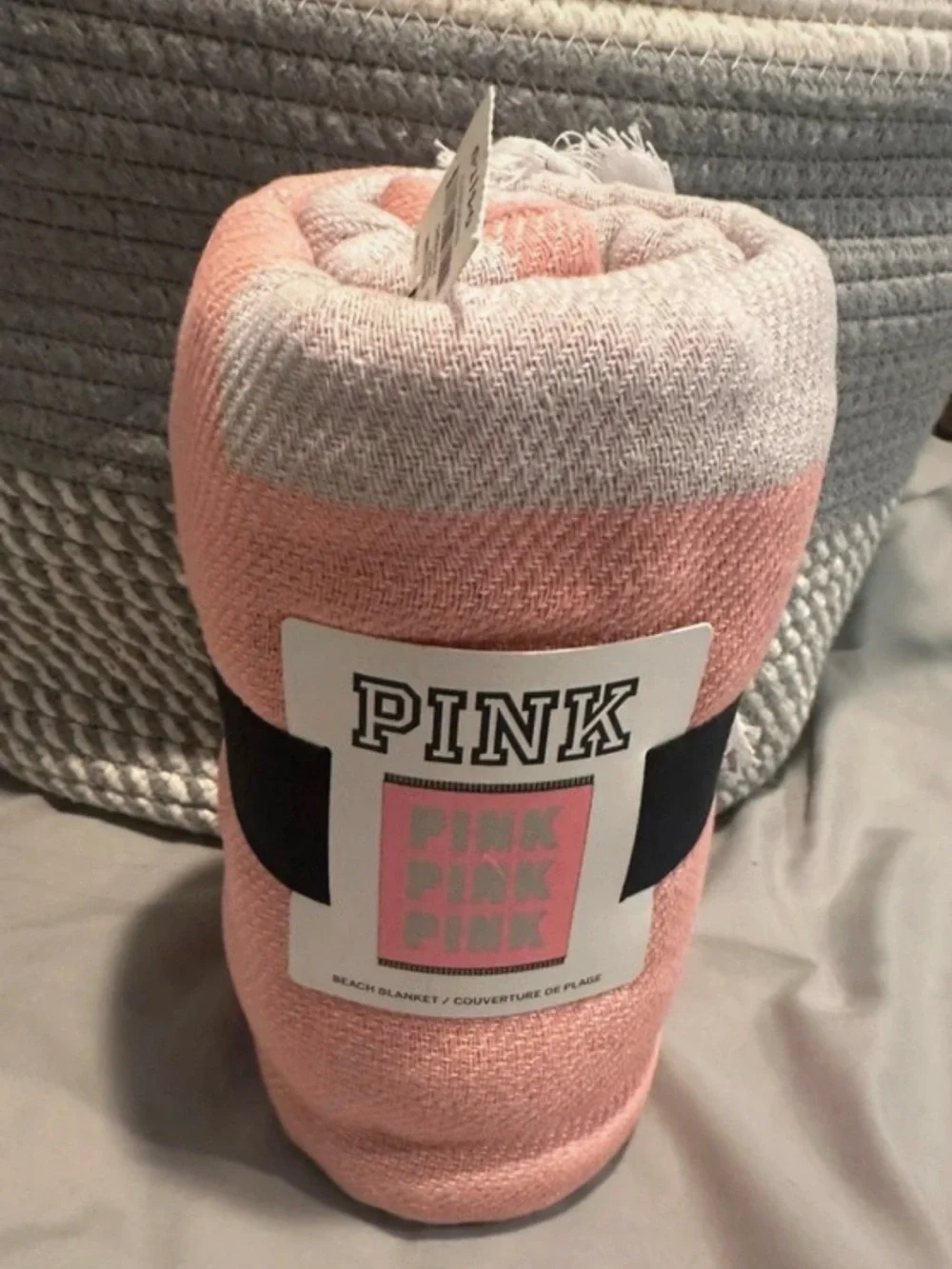 PINK Victoria's Secret Beach Blanket - Pink